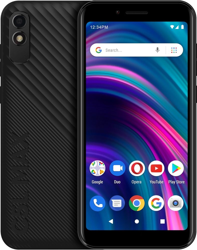 BLU C5L MAX | 2024 | All-Day Battery | GSM Unlocked | 5.7” Display | 16/2GB |US Version | US Warranty | Black