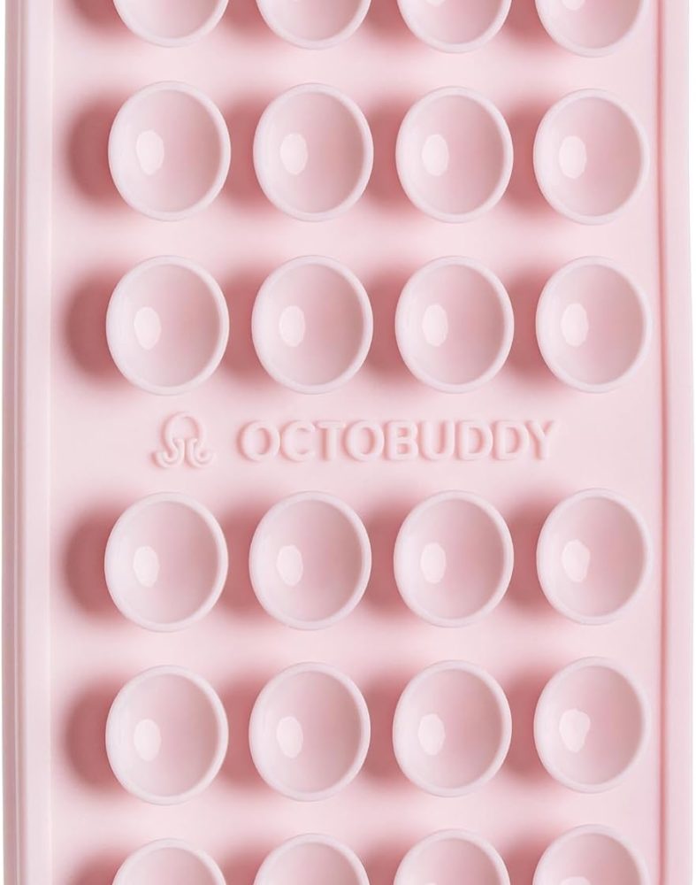 OCTOBUDDY Classic - Silicone Suction Phone Case Adhesive Mount, Chalk Pink